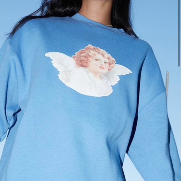 ASOS Blue Angel Sweatshirt XS - Picture 2 of 8